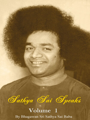 cover image of Sathya Sai Speaks Volume 1